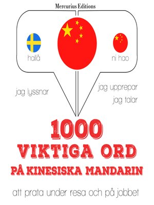 cover image of 1000 viktiga ord på kinesiska--Mandarin